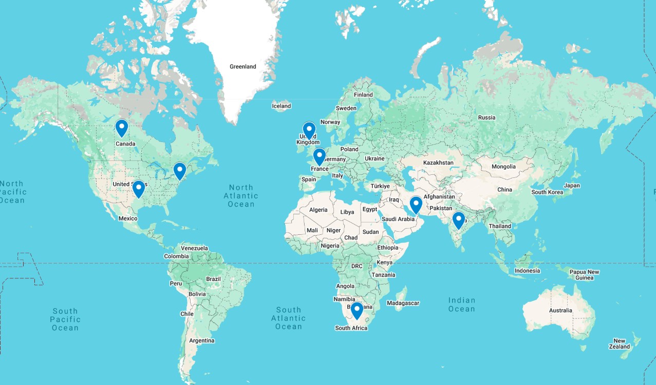 MANAM Technologies Global Locations